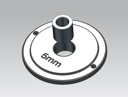 Custom Sample Holder for Transmission XRD - 5 mm